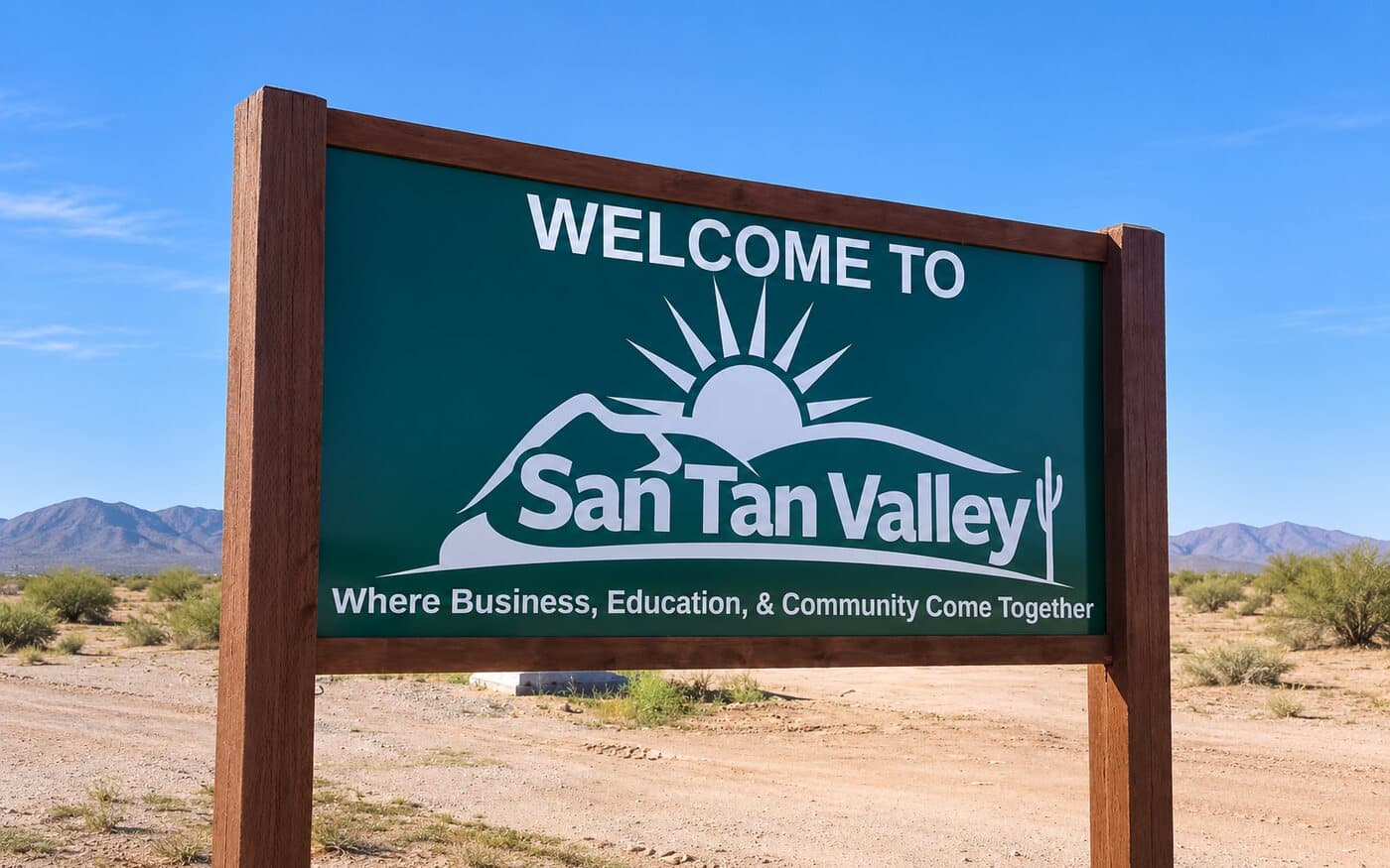 San Tan Valley community setting in Pinal County