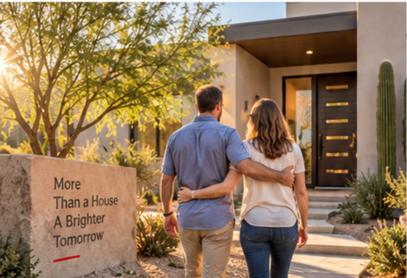 Arizona home in a sample open house post