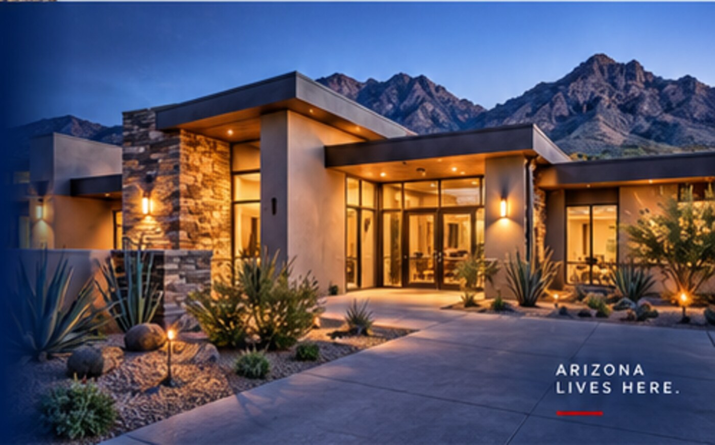 Arizona home in a sample listing post